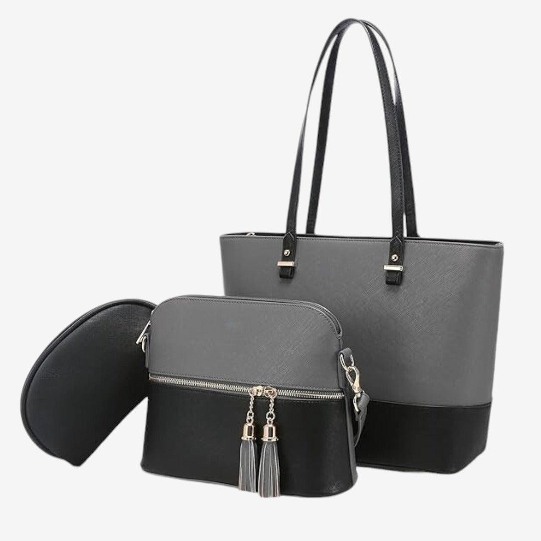 Premium Leather Handbag Set!