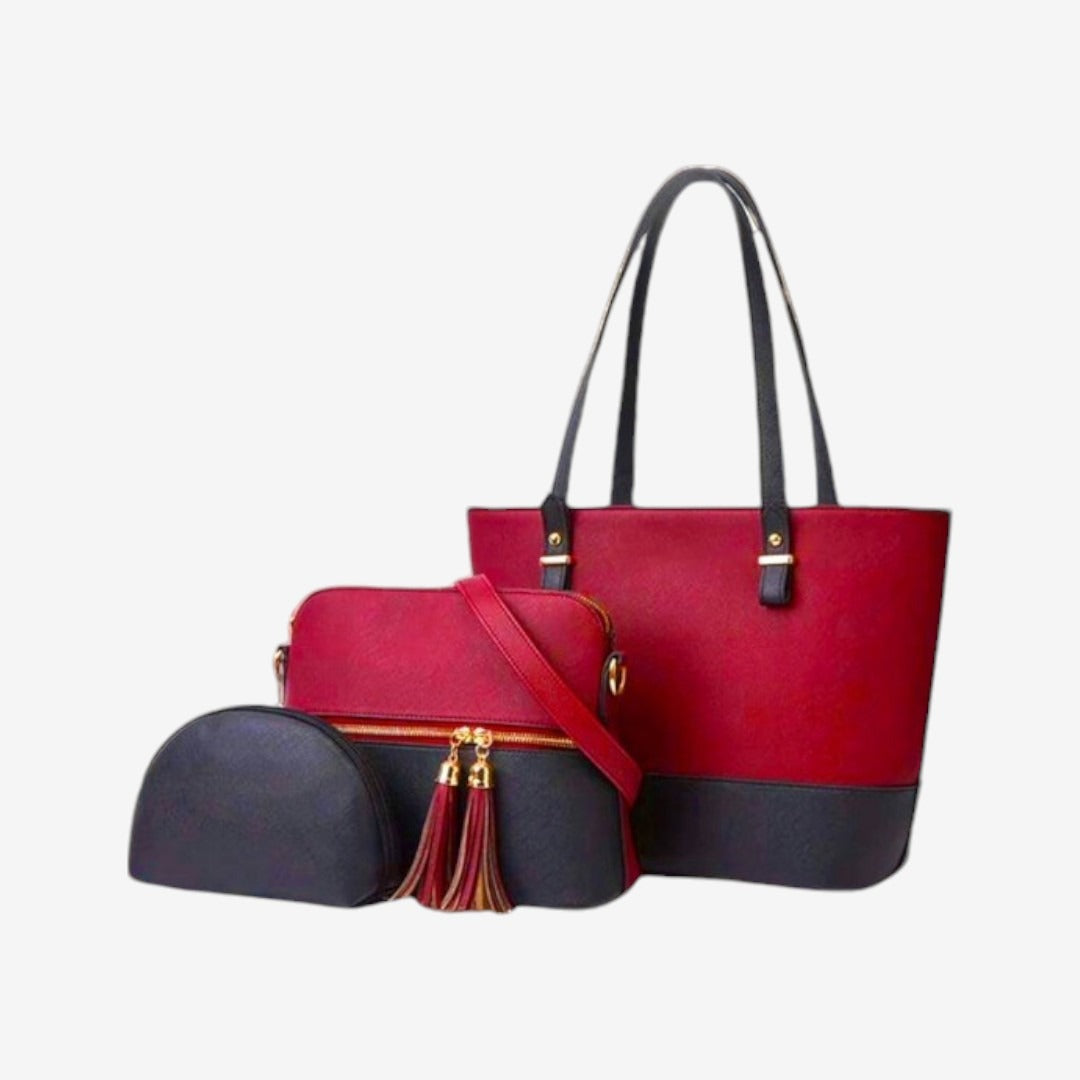 Premium Leather Handbag Set!